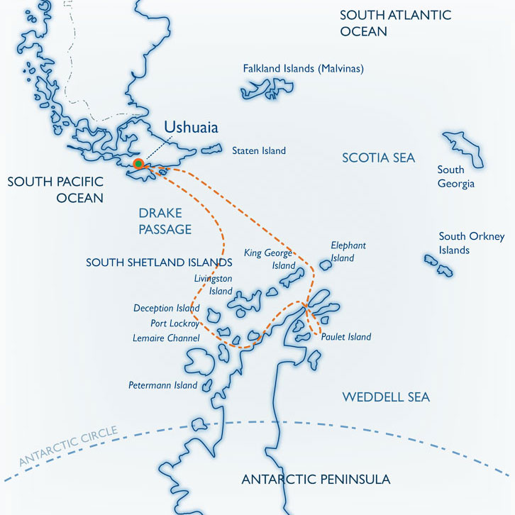 Weddell Sea Quest Map